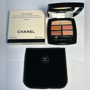 NWT🌷CHANEL LES BEIGES Healthy Glow Natural Eyeshadow Palette in “Golden”.